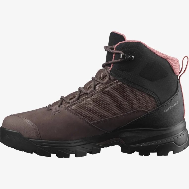 Botas Montaña Salomon Outward GTX Mujer Marrom | MX AMGT012